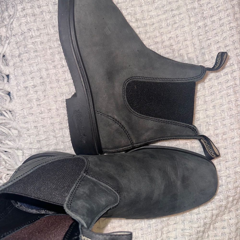 Blundstones Chelsea Rustic Black Dress Boots